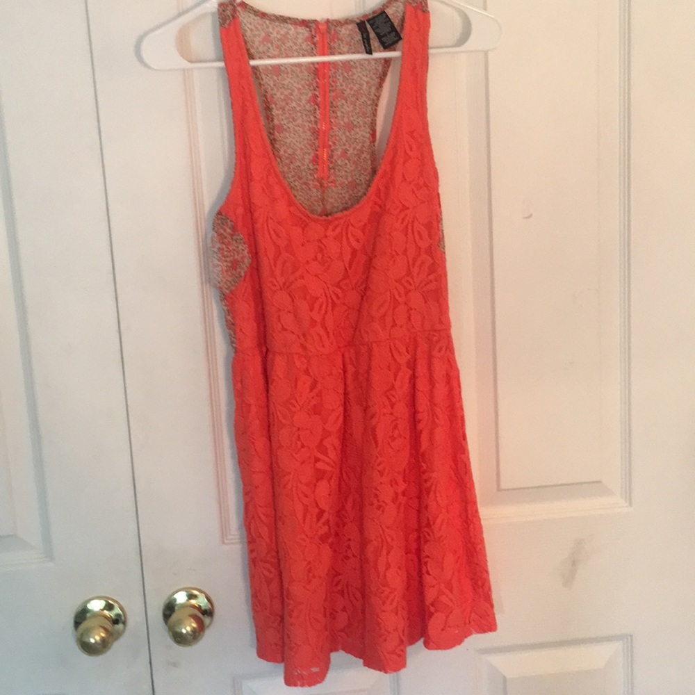 Printed Lace Dress